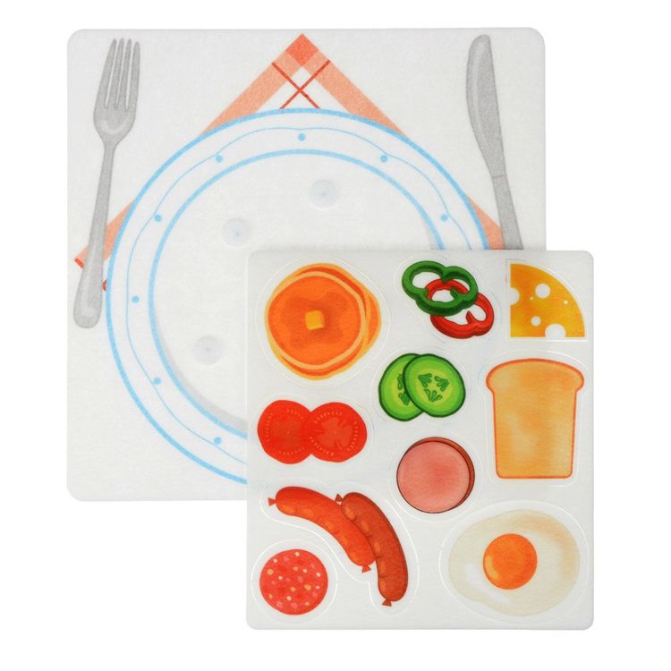 Развивающая игра из фетра «Готовим завтрак» — картинка 2