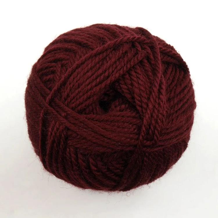 Пряжа Пехорка Школьная (1502), спелая вишня, 5 шт. по 50 г — картинка 2