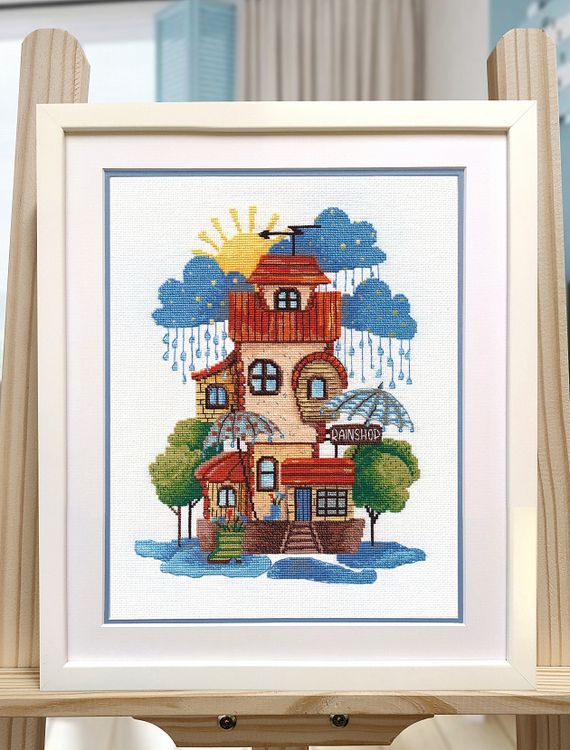 Набор для вышивания «Магазин дождя» — картинка 2