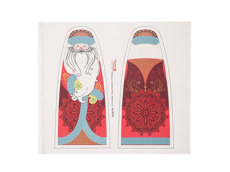 Набор для вышивания «Чехол на бутылку. Дед Мороз» — картинка 4