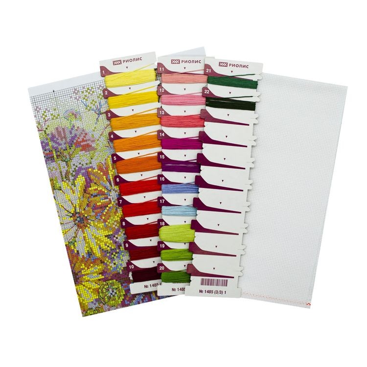 Набор для вышивания «Акварельные герберы» — картинка 7