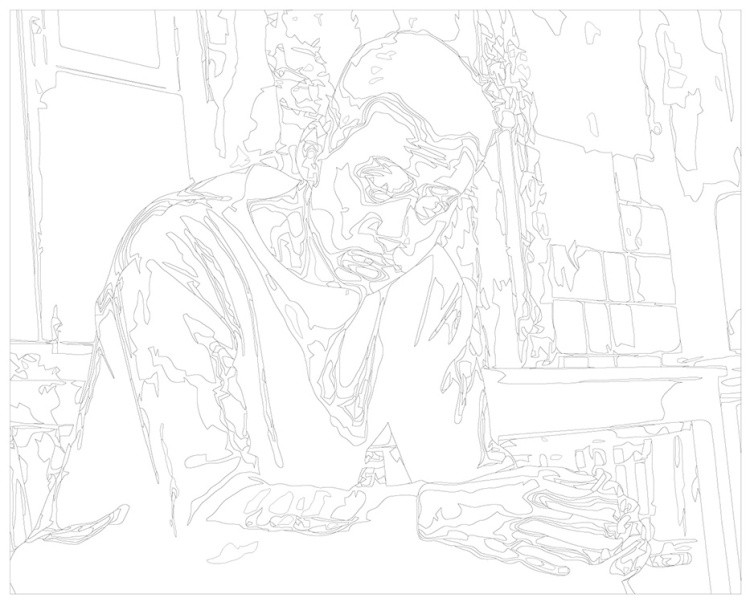 Картина по номерам «Поп-рок музыкант 13 тринадцать карат 9» — картинка 3