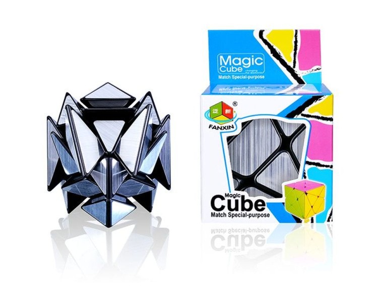 Зеркальный Кубик Трансформер (серебряный) — картинка 5