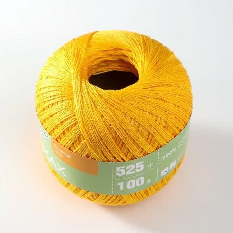 Пряжа Семеновская IRIS max (216), канарейка 5 шт. по 100 г — картинка 3