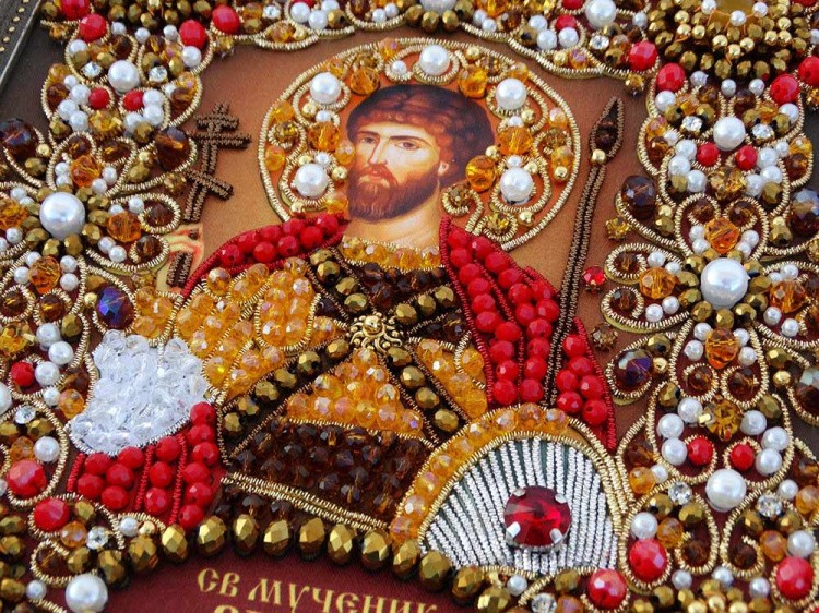 Набор для вышивания хрустальными камнями «Святой Виктор» — картинка 8