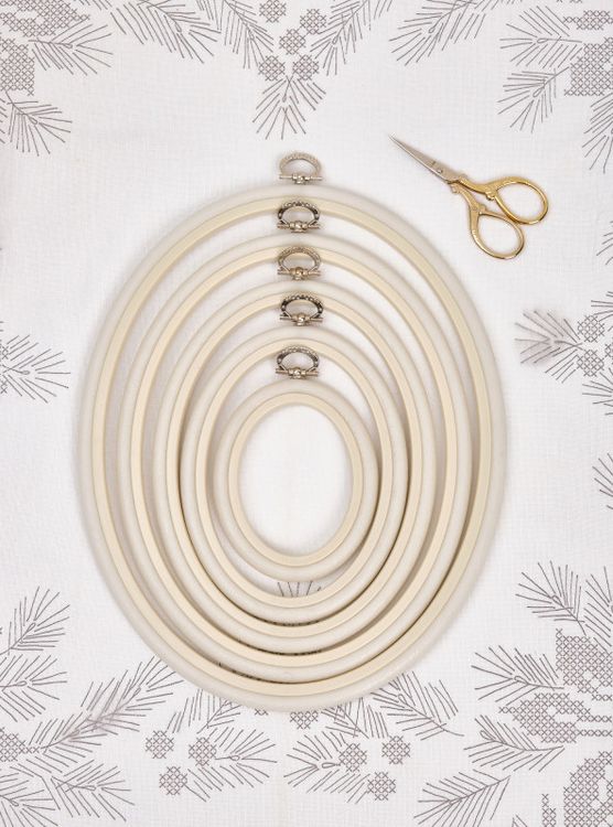 Пяльцы-рамка каучуковые овальные диаметр 220х270 мм, h=10, Nurge — картинка 4