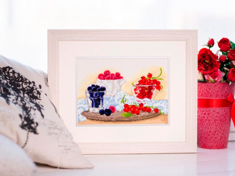 Набор для вышивания «Смородина и малина» — картинка 4