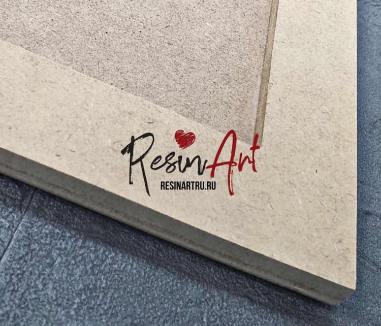 Артборд - Прямоугольник (МДФ) с усилением 0,5 см (40x60 см), 1 шт., ResinArt — картинка 3