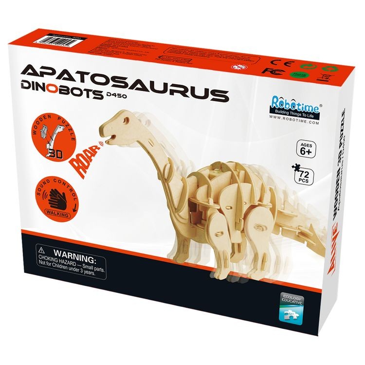 Конструктор из дерева «Мини Апатозавр» — картинка 2