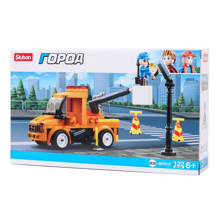 Конструктор «Город. Служба электросетей», 122 детали — картинка 2