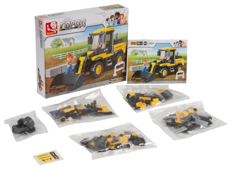 Конструктор «Строительная техника. Вилочный погрузчик», 212 деталей — картинка 3