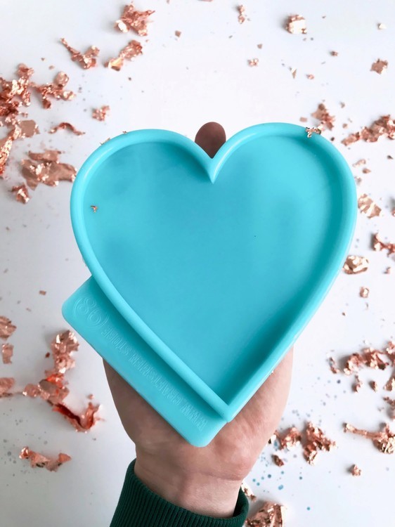 Модель №98 Силиконовый молд Сердце, 13x12 см, Craftsmen.store — картинка 4