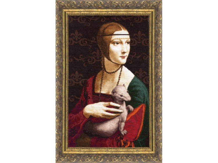 Набор для вышивания «Дама с горностаем» Леонардо да Винчи — картинка 2