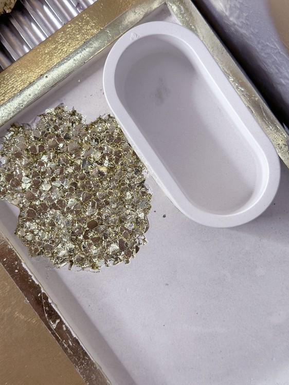 Силиконовый молд - Контейнер/подсвечник овальный, 11,5x6,5см, 1 шт. — картинка 3