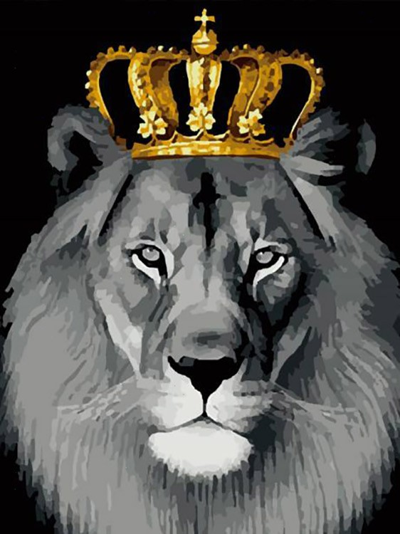 Картина по номерам «Король лев»