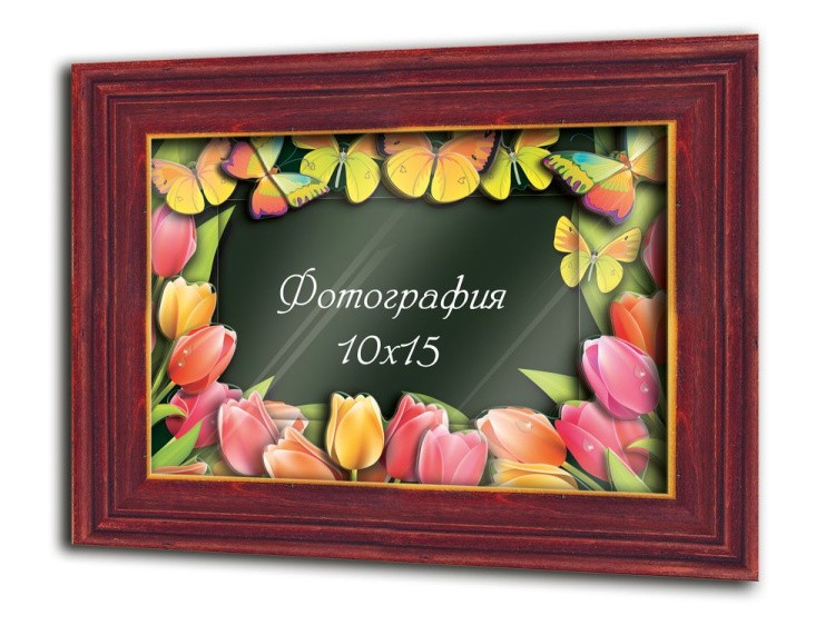 Объемная фоторамка «Тюльпаны» — картинка 3