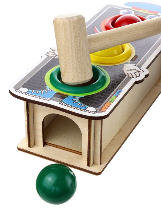 Стучалка цветная «Светофор», 3 отверстия — картинка 6