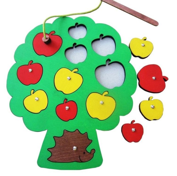 Развивающие пособие из дерева Игра с магнитами «Собираем урожай» — картинка 3