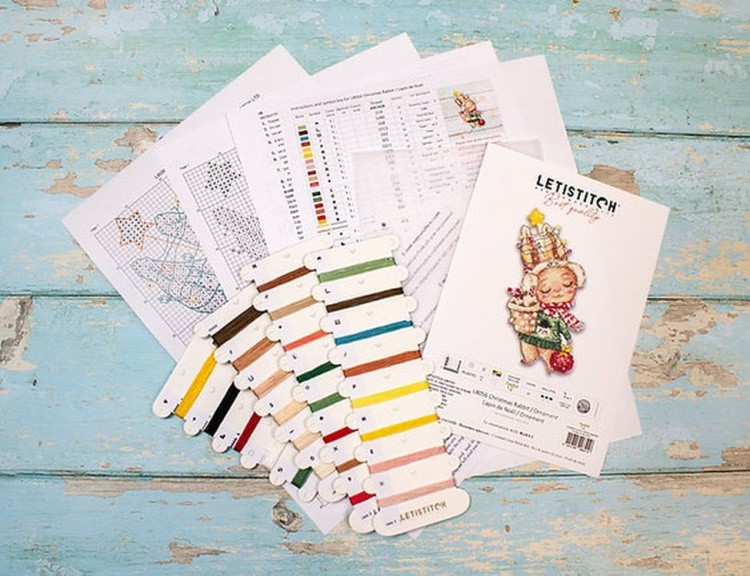 Набор для вышивания «Christmas Rabbit» — картинка 3