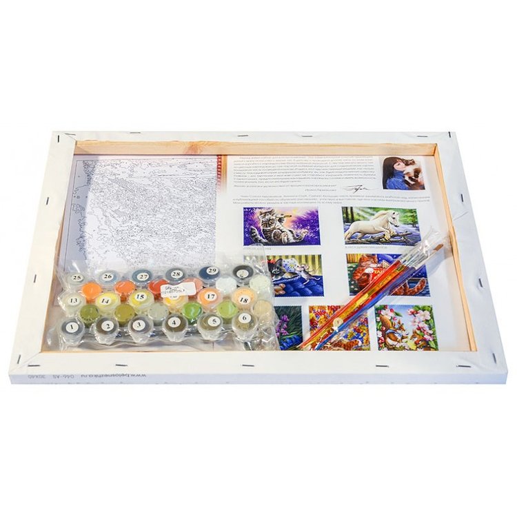 Картина по номерам «Листок» — картинка 3