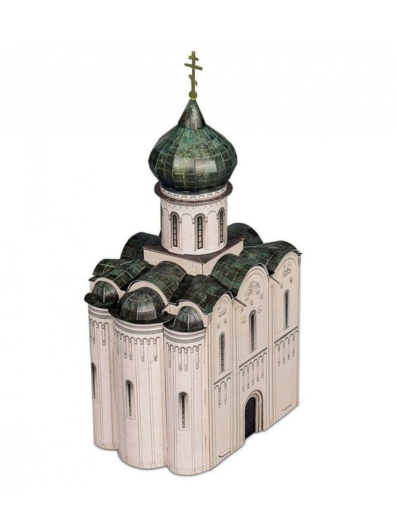 Сборная модель из картона «Церковь Покрова на Нерли» — картинка 2