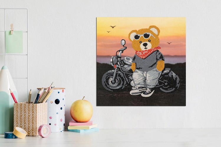 Алмазная вышивка «Постер. Мотоциклист» ALBP-273   постер «Мотоциклист» — картинка 4