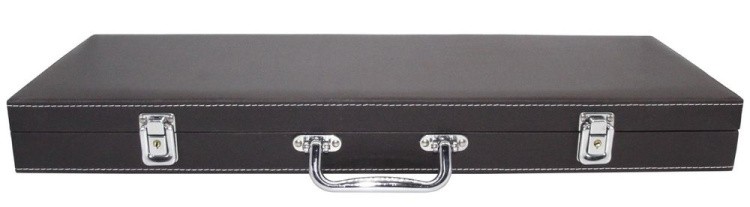 Покерный набор STARS, 500 фишек 14 г с номиналом в кожаном кейсе — картинка 2