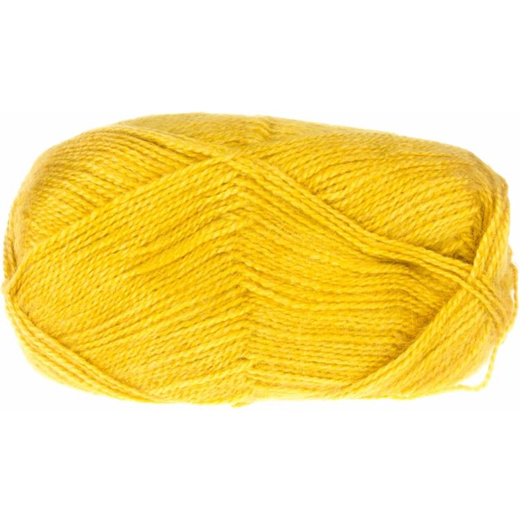 Пряжа Пехорка Великолепная (447), горчичный, 5 шт. по 100 г — картинка 5