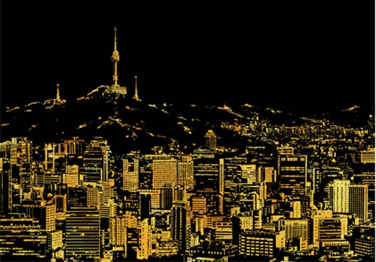 Скретч-картина «Сеул» — картинка 4