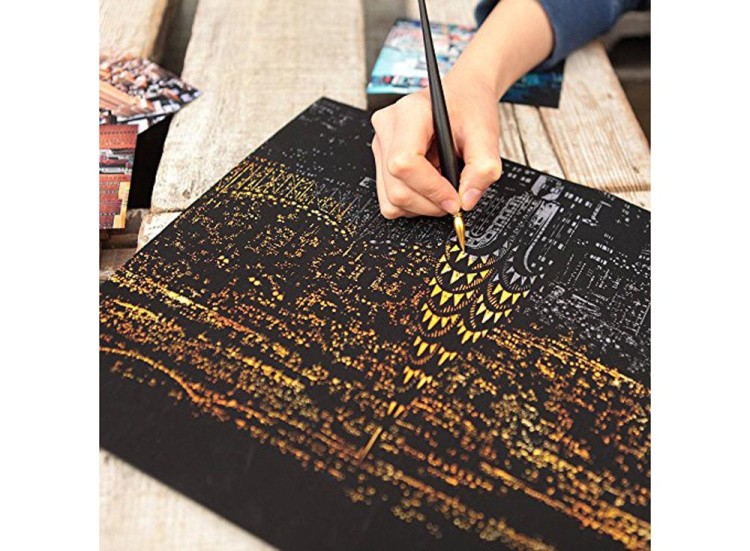 Скретч-картина «Нью-Йорк» — картинка 2