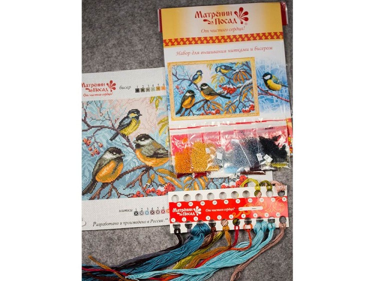Набор для вышивания «Синички» — картинка 2