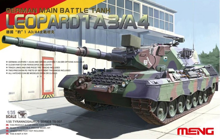 Сборная модель «Танк Leopard 1 A3/A4» — картинка 9