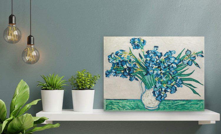 Алмазная вышивка «Ирисы, Винсент ван Гог» — картинка 5