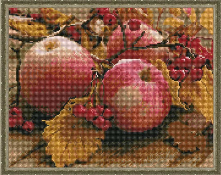 Алмазная вышивка «Спелые яблоки»