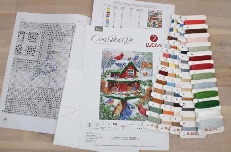Набор для вышивания «Кормушка для птиц» — картинка 2