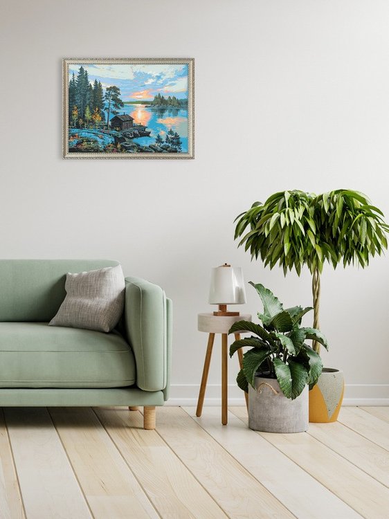 Картина по номерам «Карельский мотив» — картинка 8