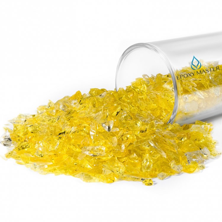 Стеклянная крошка желтая, 100г — картинка 2