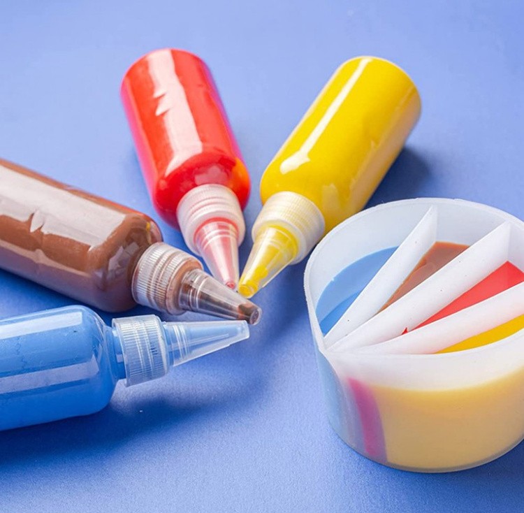 Набор силиконовых стаканчиков для Флюид Арт, 4 штуки, Epoxy Master — картинка 5