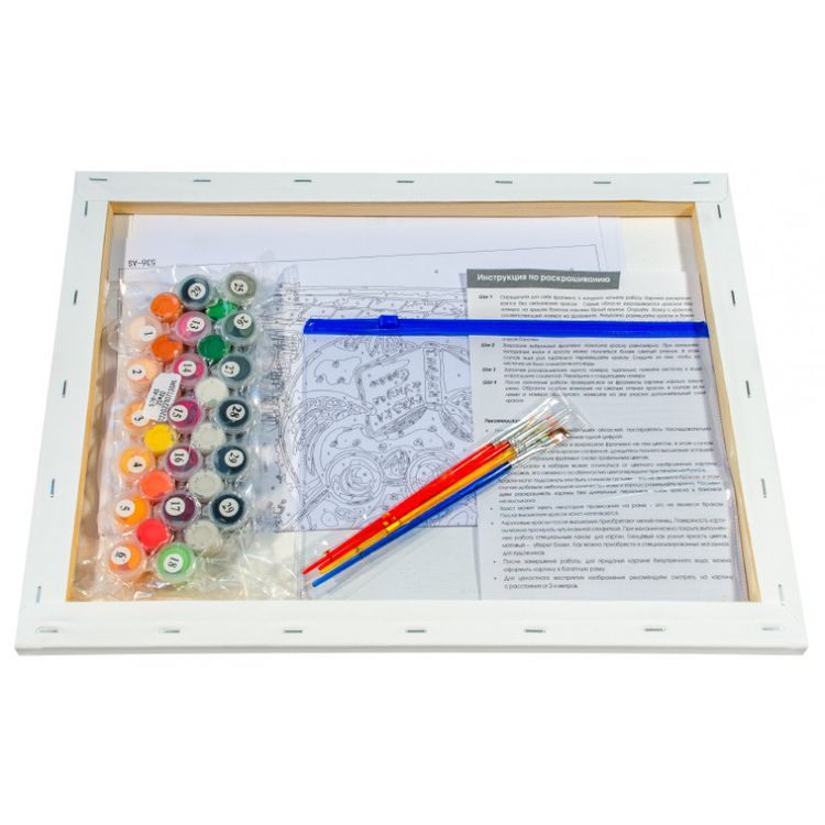 Картина по номерам «Умная сова» — картинка 3