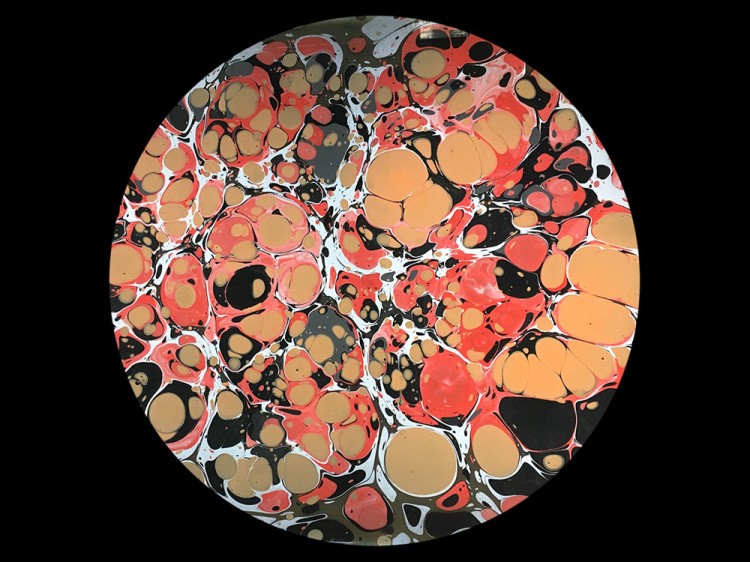 Краска для эбру красная 30 мл, Amazing Color — картинка 3