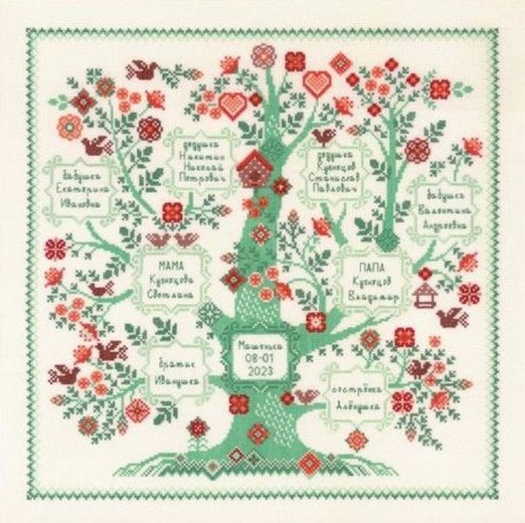 Набор для вышивания «Фамильное дерево»