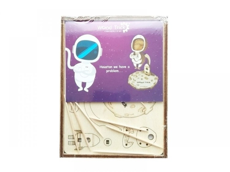 Конструктор из дерева «Вудик Космонавт», Wood Trick — картинка 4