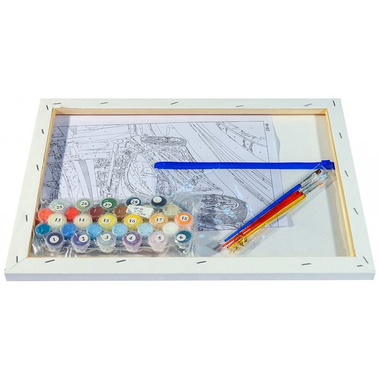 Картина по номерам «McLaren F1 GTR» — картинка 3