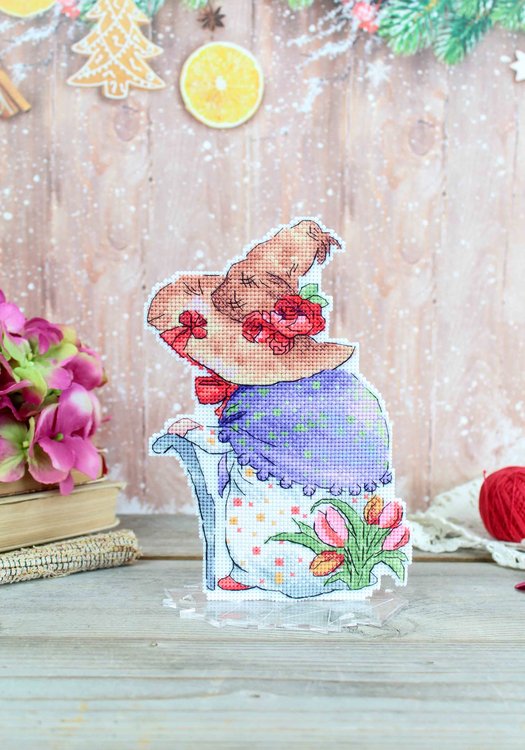 Набор для вышивания «Тётушка с розами» — картинка 5