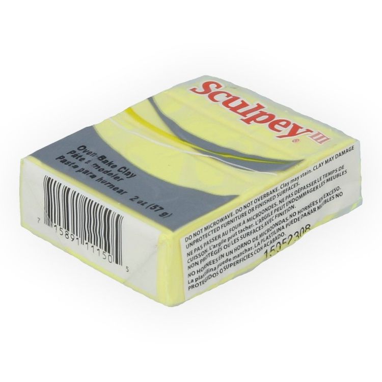 Полимерная глина Sculpey III, цвет: 1150 лимонно-желтый, 42 г — картинка 2