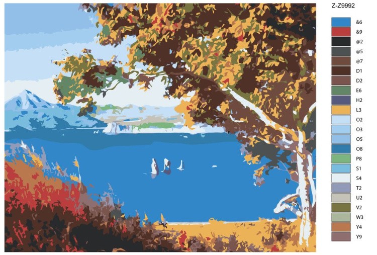 Картина по номерам «Природа» — картинка 2