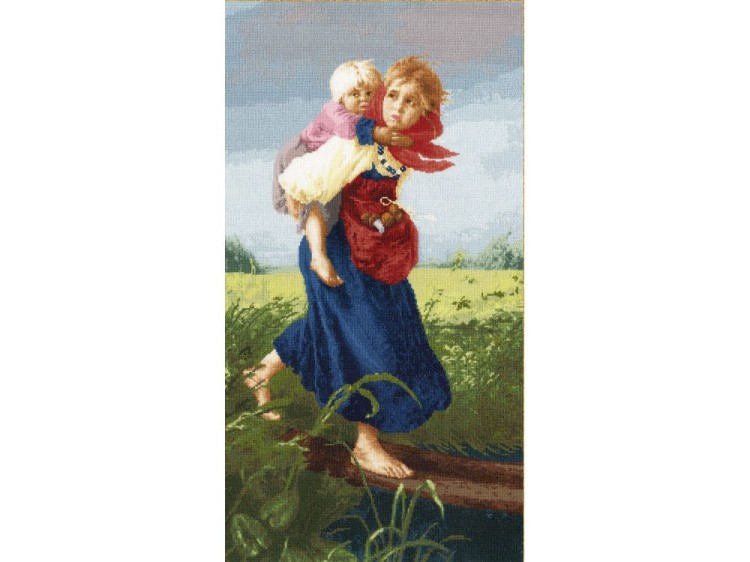Вышивка Золотое Руно МК-033 «Дети, бегущие от грозы» по мотивам картины К.Маковского