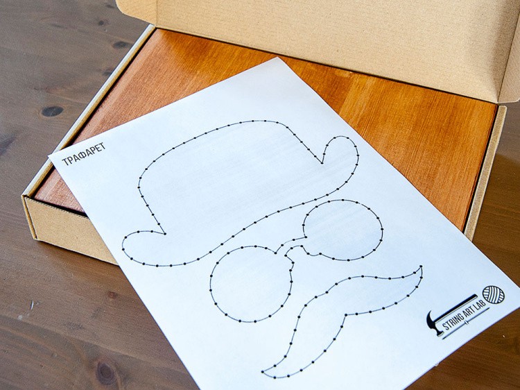 Набор для творчества STRING ART «Шляпник» — картинка 4