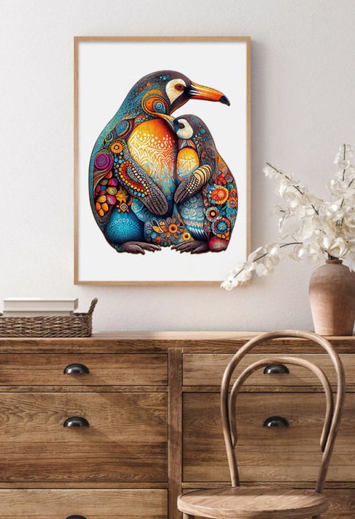 Деревянные пазлы «Семья Пингвинов S», Woodbests — картинка 8