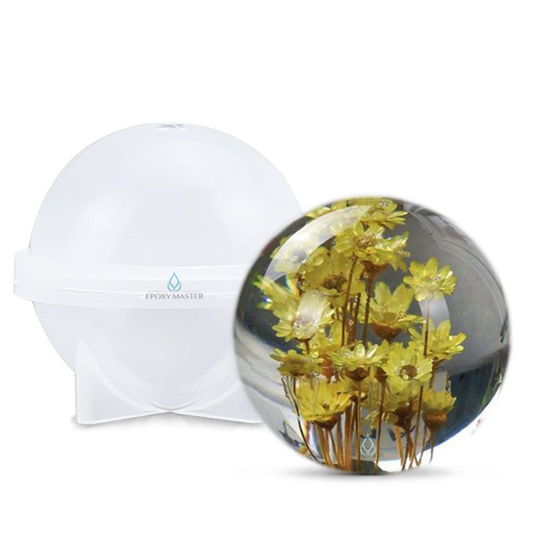 Силиконовый молд Epoxy Master шар, d 5 см — картинка 3